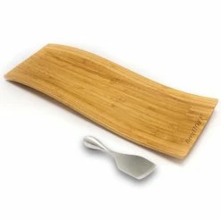 BergHOFF Bamboo 2Pc Wavy Board & Aaron Probyn Cheese Knife Set Knives & Cutting Boards