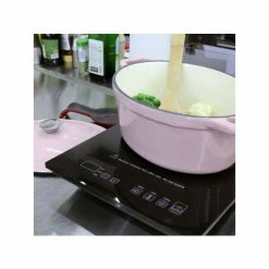 BergHOFF Neo Cast Iron Oval Covered Dutch Oven Dish 5qt- Pink Cookware -BergHOFF shop unnamed file 555