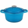 BergHOFF Neo 7qt Cast Iron Round Covered Dutch Oven - Blue Cookware -BergHOFF shop unnamed file 564