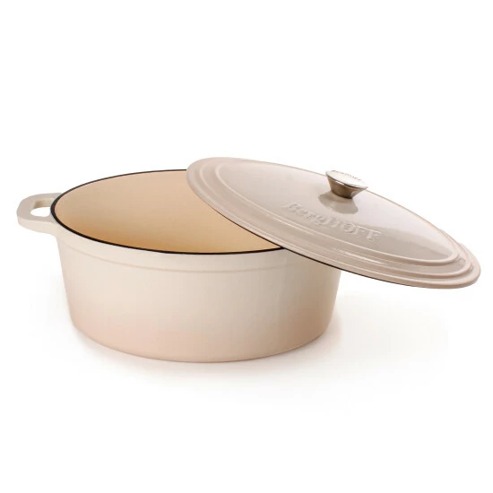 BergHOFF Neo 8Qt Cast Iron Oval Covered Dutch Oven - Meringue Pots & Pans 5 BergHOFF Neo 8Qt Cast Iron Oval Covered Dutch Oven - Meringue Pots & Pans - Image 3