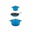 BergHOFF Neo Cast Iron Set 5pc Blue (3qt Cast Iron Covered Stockpot, 5qt Cast Iron Covered Dutch Oven, 10" Cast Iron Fry Pan) Cookware -BergHOFF shop unnamed file 599