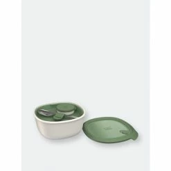 BergHOFF Leo To Go Salad Bowl With Flatware Set Dinnerware & Flatware Green