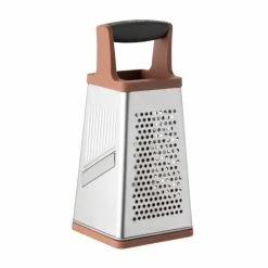 BergHOFF Leo 4-Sided Box Grater 10" - Pink Tools & Accessories