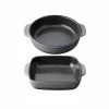 BergHOFF Gem 2Pc 9.5" Round And Square Baking Dish Set Bakeware -BergHOFF shop unnamed file 669