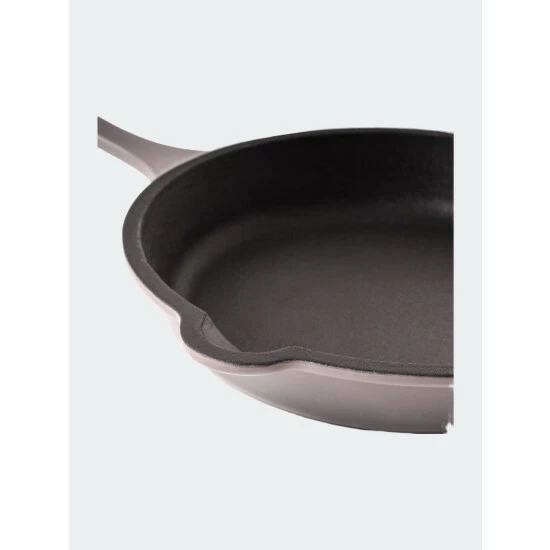 BergHOFF Neo Cast Iron 3Pc Cookware Set, 3Qt Covered Dutch Oven & 10" Fry Pan - Oyster 9 BergHOFF Neo Cast Iron 3Pc Cookware Set, 3Qt Covered Dutch Oven & 10" Fry Pan - Oyster - Image 7