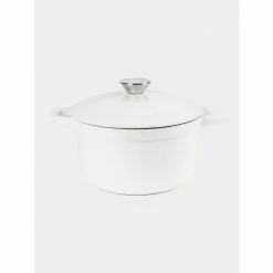BergHOFF Neo Cast Iron 3Pc Cookware Set, 3Qt Covered Dutch Oven & 10" Fry Pan - White -BergHOFF shop unnamed file 711