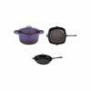 BergHOFF Neo Cast Iron Set 3pc Purple (3qt Cast Iron Covered Stockpot, 10" Cast Iron Fry Pan, 11" Cast Iron Grill Pan) Cookware 2 BergHOFF Neo Cast Iron Set 3pc Purple (3qt Cast Iron Covered Stockpot, 10" Cast Iron Fry Pan, 11" Cast Iron Grill Pan) Cookware -BergHOFF shop unnamed file 746