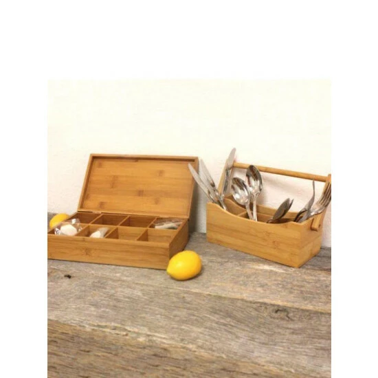 BergHOFF Bamboo Tea Box Set 2PC (Flatware Caddy 9.75" & Tea Box 12") Tools & Accessories BergHOFF Bamboo Tea Box Set 2PC (Flatware Caddy 9.75" & Tea Box 12") Tools & Accessories -BergHOFF shop unnamed file 83