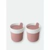 BergHOFF Leo 8.45oz Porcelain Travel Mug, Pink, Set Of 2 Drinkware -BergHOFF shop unnamed file 888