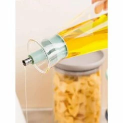 BergHOFF Leo Glass Oil Dispenser: Glass & Mint Tools & Accessories -BergHOFF shop unnamed file 913