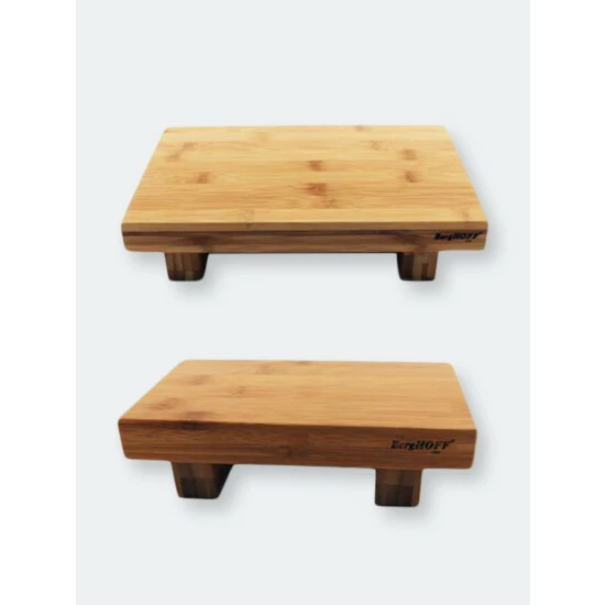 BergHOFF Bamboo 2Pc Sushi Tray Set: 8" Tray & And 10" Tray Knives & Cutting Boards 3 BergHOFF Bamboo 2Pc Sushi Tray Set: 8" Tray & And 10" Tray Knives & Cutting Boards