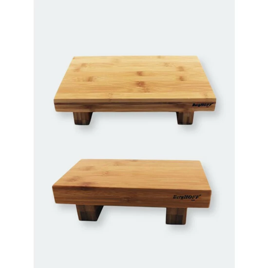 BergHOFF Bamboo 2Pc Sushi Tray Set: 8" Tray & And 10" Tray Knives & Cutting Boards 4 BergHOFF Bamboo 2Pc Sushi Tray Set: 8" Tray & And 10" Tray Knives & Cutting Boards - Image 2