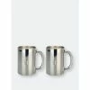 BergHOFF Straight 12oz Stainless Steel Coffee Mug, Set Of 2 Drinkware -BergHOFF shop unnamed file 940