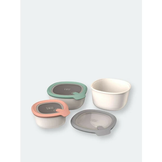 BergHOFF Leo To Go 3-pc Covered Bowl Set Reusables 3 BergHOFF Leo To Go 3-pc Covered Bowl Set Reusables