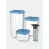 BergHOFF Leo 4PC Vacuum Food Container Set, Blue Reusables Default Title 2 BergHOFF Leo 4PC Vacuum Food Container Set, Blue Reusables Default Title -BergHOFF shop unnamed file 976