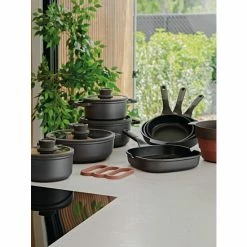 BergHOFF Stone 10.25" Non-stick Grill Pan, 2.2 Qt Pots & Pans Black -BergHOFF shop unnamed file 989